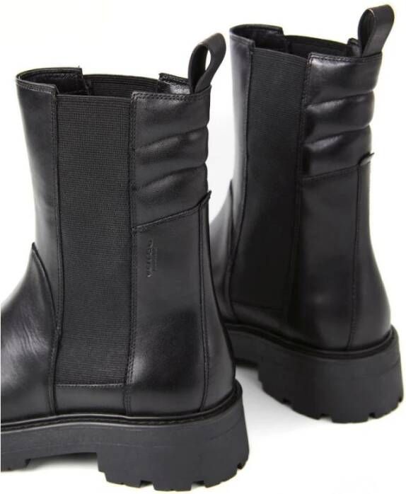 Vagabond Shoemakers Cosmo 2.0 Klassieke Zwarte Leren Booties Black Dames