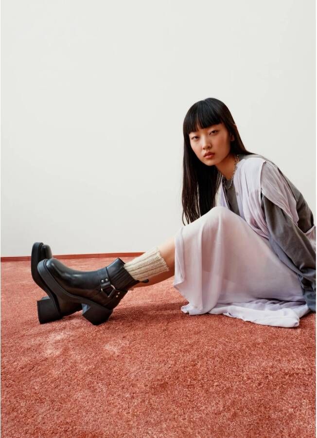 Vagabond Shoemakers Dorah Zwarte Enkellaarzen Black Dames