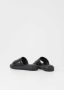 Vagabond Shoemakers Minimalistische Zwarte Leren Zwembadsandalen Black Dames - Thumbnail 3