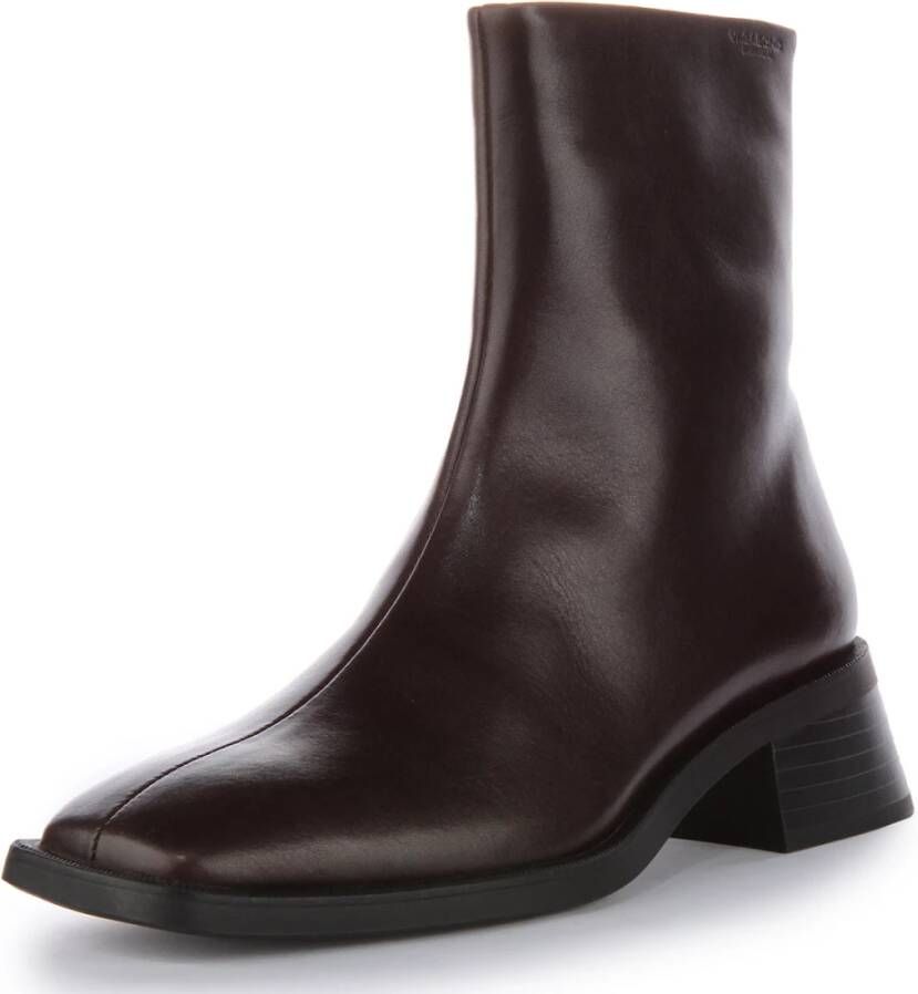 Vagabond Shoemakers Moderne Blanca Laarzen in Choco