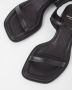 Vagabond Shoemakers Moderne Middenhak Leren Sandalen Zwart Black Dames - Thumbnail 2