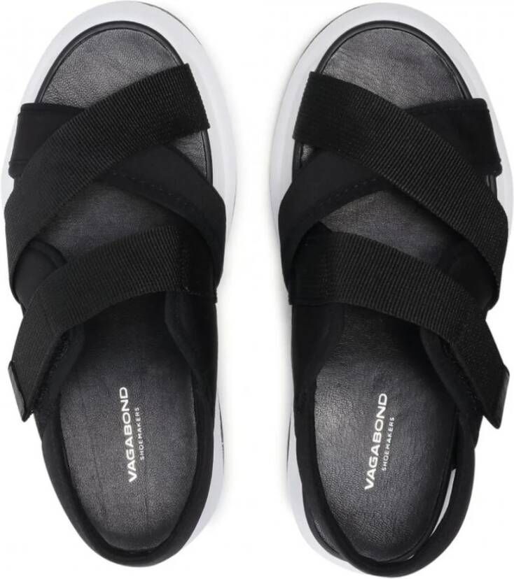 Vagabond Shoemakers Platte sandalen Zwart Dames