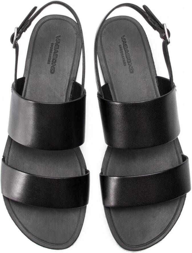 Vagabond Shoemakers Platte sandalen Zwart Dames