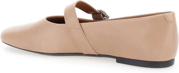 Vagabond Shoemakers Taupe Platte Schoenen Jolin Beige Dames