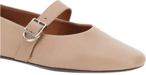 Vagabond Shoemakers Taupe Platte Schoenen Jolin Beige Dames