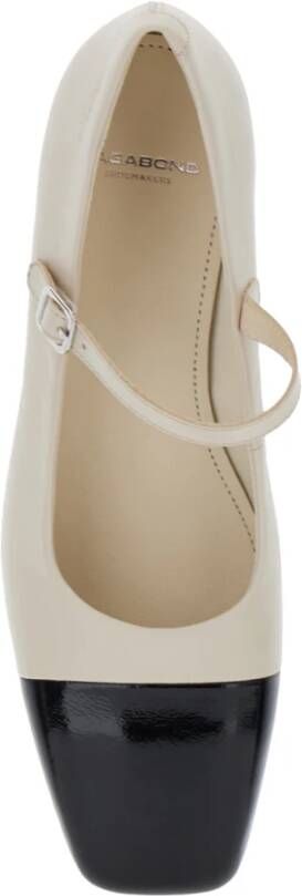 Vagabond Shoemakers Witte Hak Leren Mary Jane Schoenen