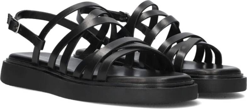 Vagabond Shoemakers Zwarte Leren Sandalen Connie 501 Black Dames