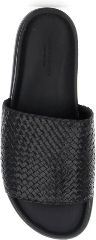 Vagabond Shoemakers Zwarte Patent Slide Sandalen