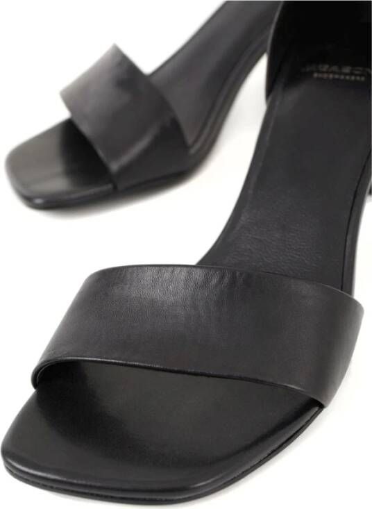 Vagabond Shoemakers Zwarte Platte Sandalen Luisa Black Dames