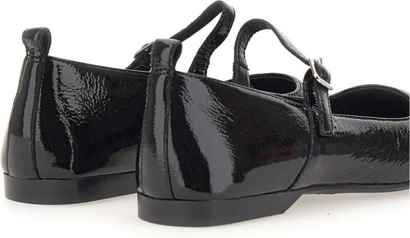 Vagabond Shoemakers Zwarte platte schoenen voor vrouwen