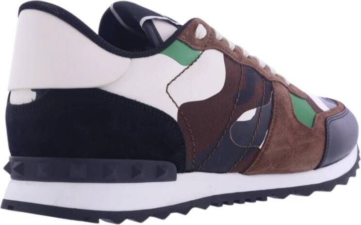 Valentino Garavani 2Y2S0723-Tcc Leren Sneakers Bruin Heren