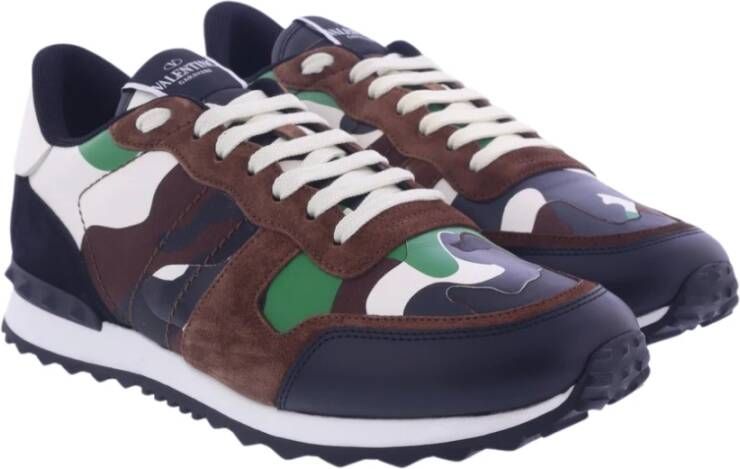 Valentino Garavani 2Y2S0723-Tcc Leren Sneakers Bruin Heren