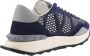 Valentino Blauw Grijs NetRunner Sneaker Blue Heren - Thumbnail 3