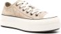 Valentino Beige Canvas Platform Sneakers Beige Dames - Thumbnail 2