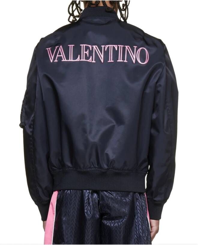 Valentino Blauwe Jas met Ribboorden