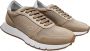 Valentino by Mario Valentino Beige Bi-Material Sneakers Beige Heren - Thumbnail 4