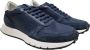 Valentino by Mario Valentino Blauwe Bi-Materiaal Sneakers Blue Heren - Thumbnail 5