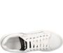 Valentino Witte leren sneaker met rits White Heren - Thumbnail 4