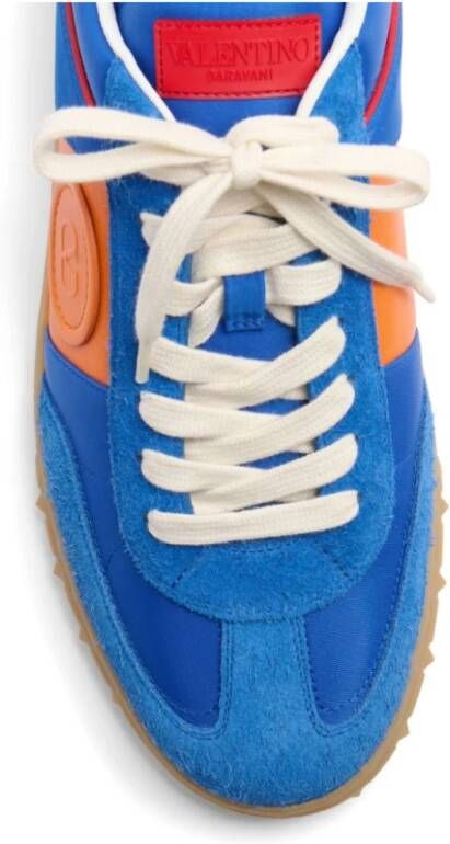 Valentino Garavani Blauwe Sneakers Kleurblok Ontwerp