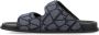 Valentino Garavani Blauw zwarte gesloten schoenen met VLogo trim Multicolor Heren - Thumbnail 3