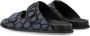 Valentino Garavani Blauw zwarte gesloten schoenen met VLogo trim Multicolor Heren - Thumbnail 4