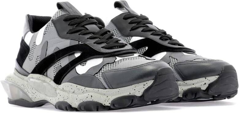 Valentino Garavani Camouflage Sneakers voor Vrouwen Gray Dames