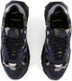Valentino Garavani Italiaanse stoffen sneakers met leren details Blue Heren - Thumbnail 9
