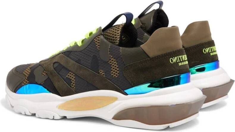 Valentino Garavani Bounce Sneakers Leer Mannen Italië