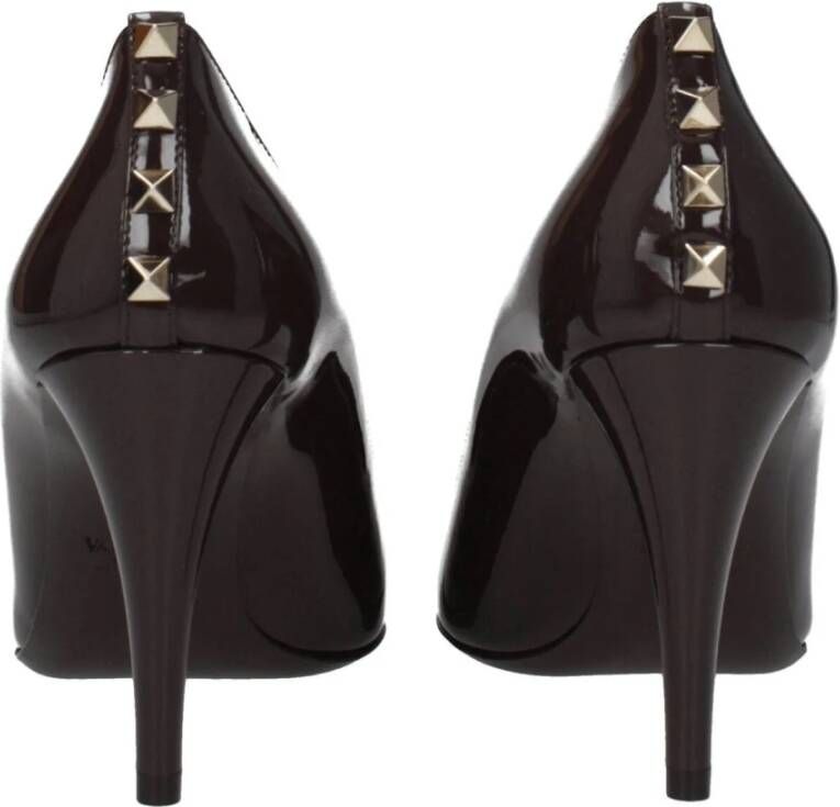 Valentino Garavani Bruin Leren Hoge Hak Pumps