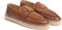 Valentino Garavani Bruin Leren Platte Schoenen met VLogo - Thumbnail 2