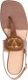 Valentino Garavani Bruin Leren VLogo Slingback Sandalen - Thumbnail 2