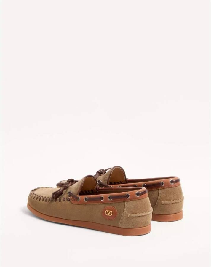 Valentino Garavani Bruine Palm Avenue Bootschoenen