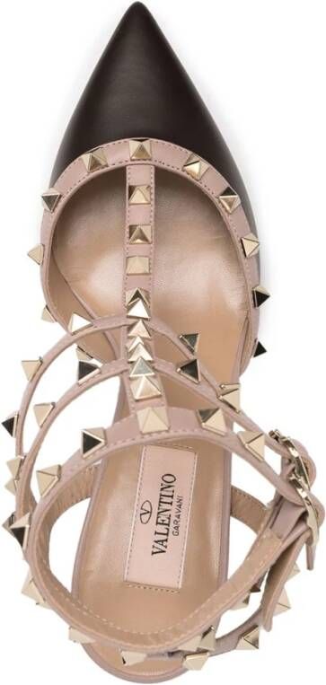 Valentino Garavani Bruine Pumps Chic Stijl Upgrade Garderobe