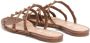 Valentino Garavani Bruine Rockstud Sandalen - Thumbnail 2