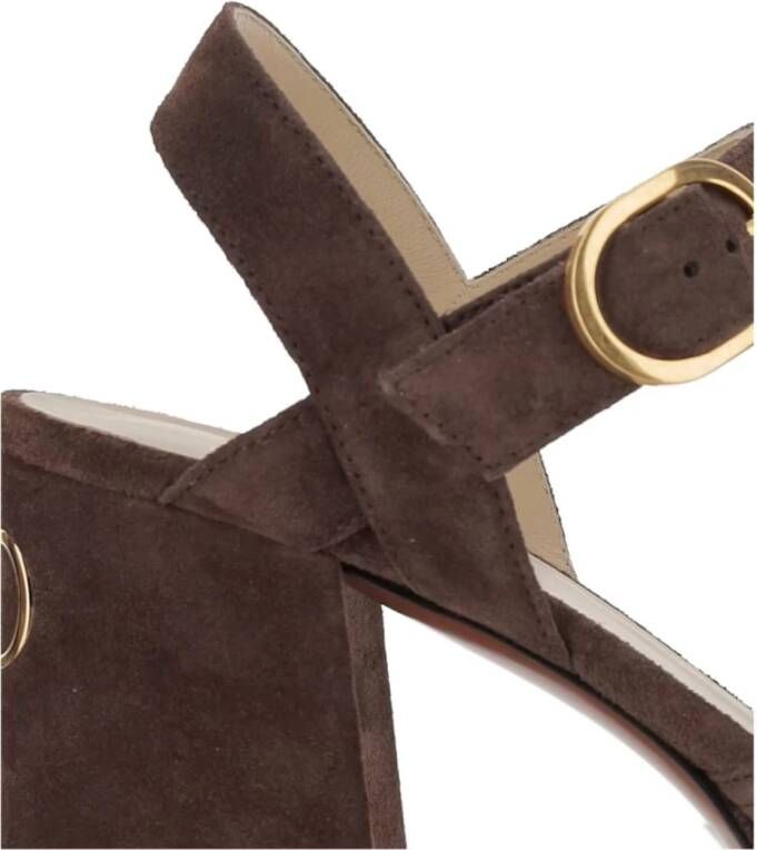 Valentino Garavani Bruine Sandalen voor een Stijlvolle Look