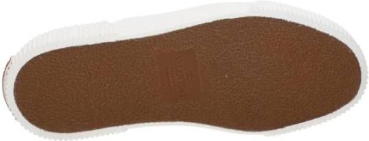 Valentino Garavani Bruine Stoffen Slip-On Loafer met Logo's