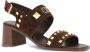 Valentino Garavani Bruine Studded Sandalen met Rockstud Details - Thumbnail 2