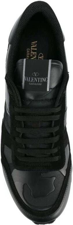 Valentino Garavani Camouflage Rockrunner Sneaker Zwart Heren