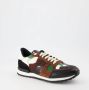 Valentino Garavani Camouflage Rockrunner Sneakers Green Heren - Thumbnail 2