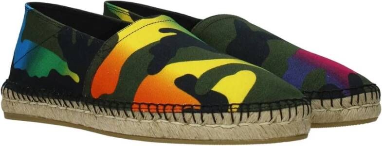 Valentino Garavani Canvas Espadrilles met Multicolor Print Multicolor Heren