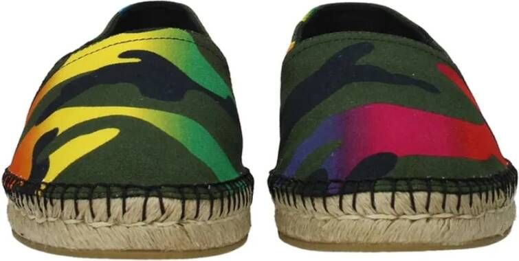 Valentino Garavani Canvas Espadrilles met Multicolor Print Multicolor Heren