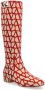 Valentino Garavani Canvas Logo Laarzen met Side Vlogo Multicolor Dames - Thumbnail 2