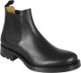 Valentino Garavani Zwarte Leren Enkellaarzen met Studs Black Heren - Thumbnail 2