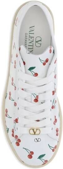 Valentino Garavani Cherryfic Sneakers met VLogo-accessoire