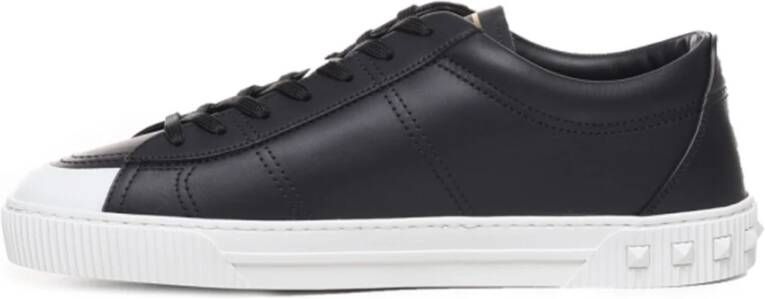 Valentino Garavani Cityplanet Leren Sneakers Black Heren