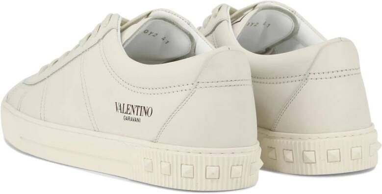 Valentino Garavani Cityplanet Leather Sneakers White Heren