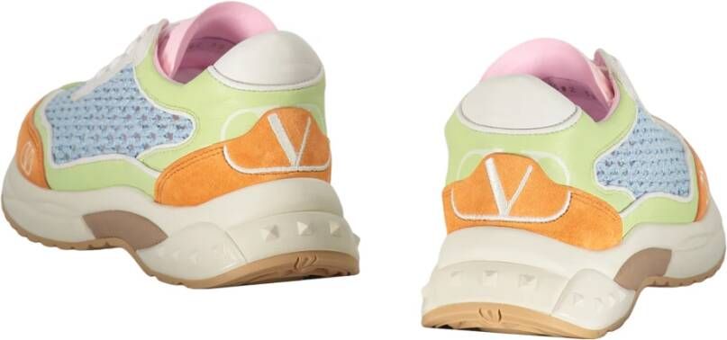 Valentino Garavani Contrasterende Inzetten Low-Top Sneakers