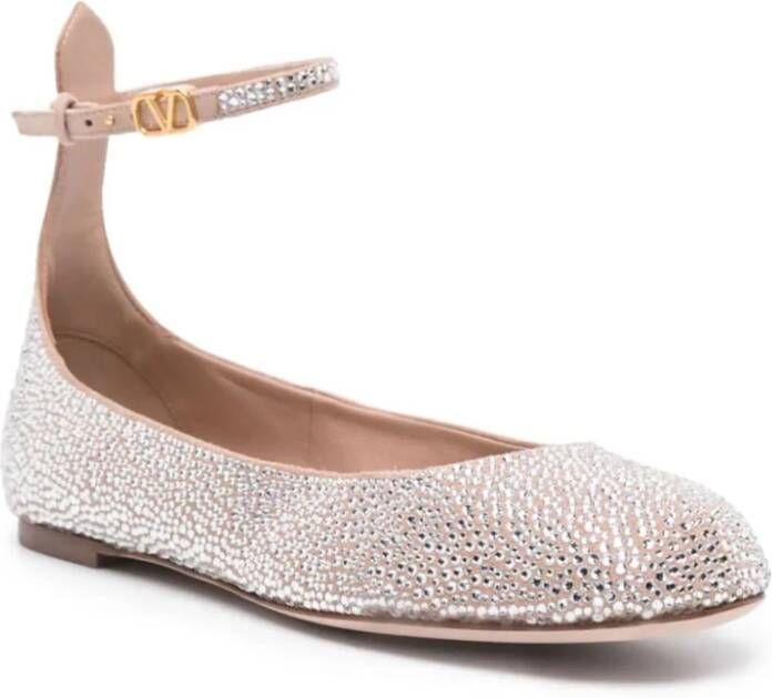 Valentino Garavani Elegante Ballerinas Schoenen Gray Dames