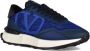 Valentino Garavani Netrunner Sneakers Beige Bruin Suède met Leren Accenten Bruin Heren - Thumbnail 2