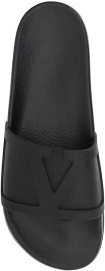 Valentino Garavani Embossed VLogo Flat Sandals
